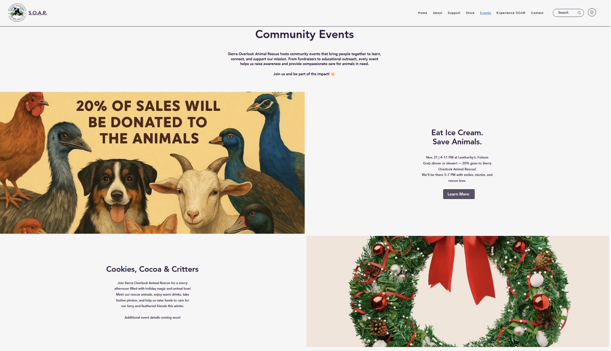 SOAR community events page